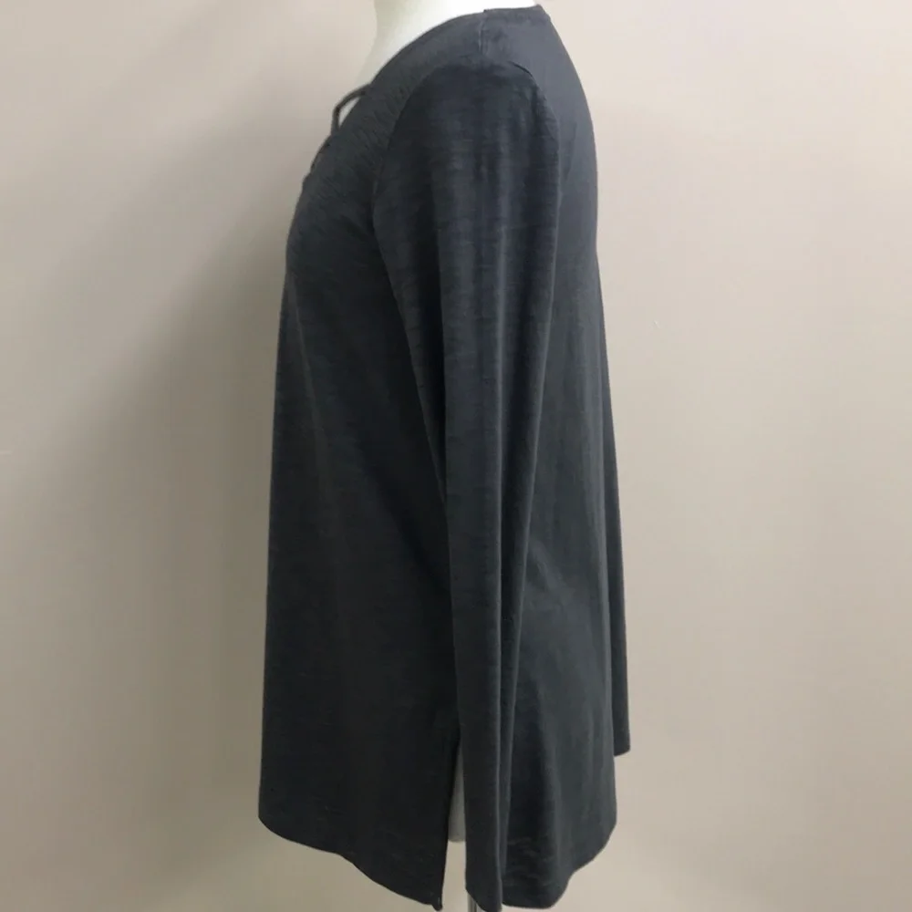 LILLA P gray tunic top small - Picture 3 of 7